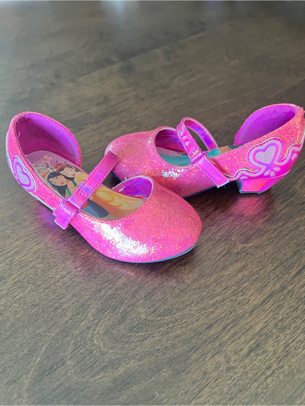 Girls' Glitter Mary Jane Heels - Pink